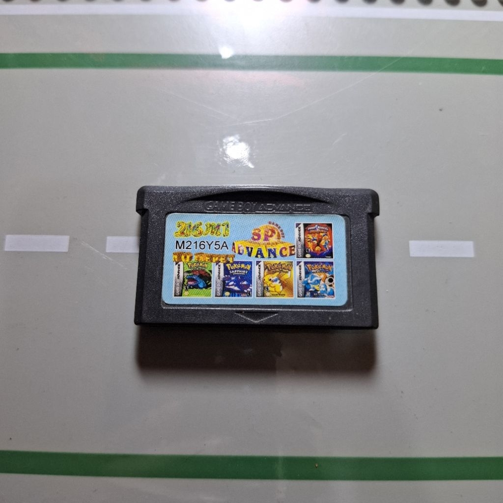 Kaset Gameboy Advance 215 In 1 Pokemon , Power Rangers Second