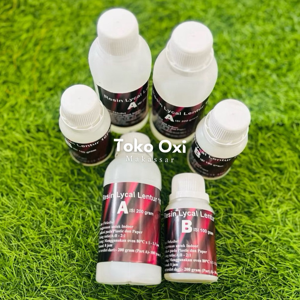 Resin Lycal Lentur 1079 300 GRAM - Resin Stiker Fleksibel