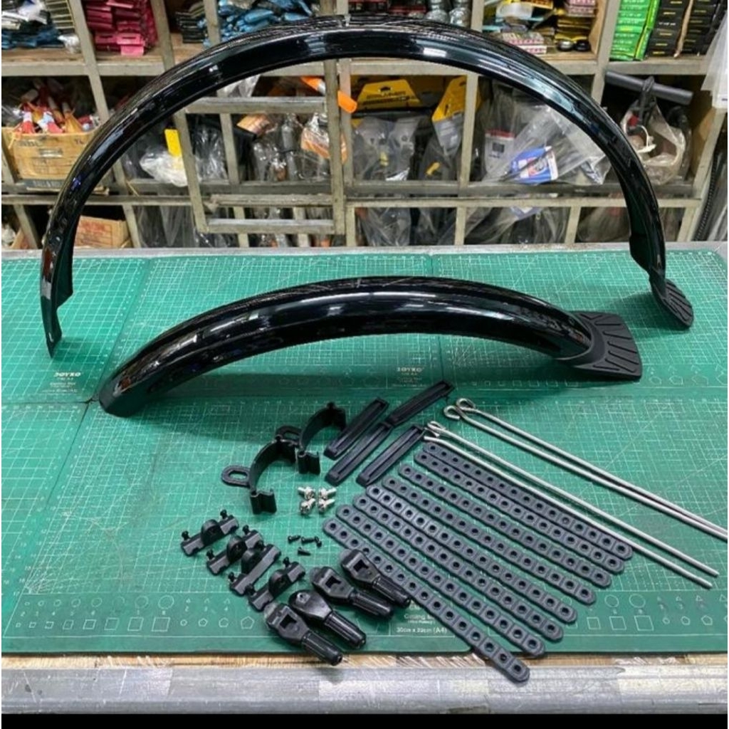 spakbor fender sepeda lipat 20 polygon depan belakang