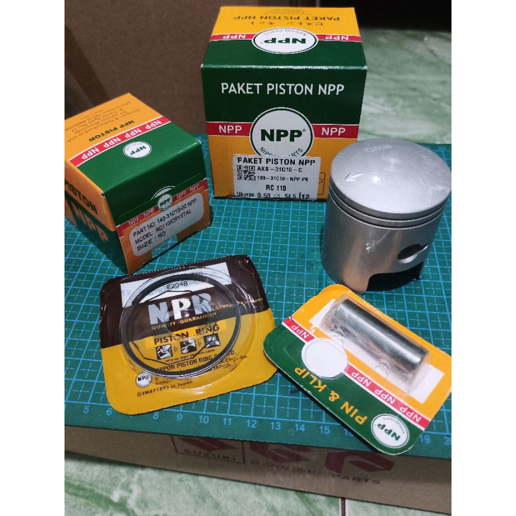 PISTON KIT SUZUKI TORNADO RC110 OS 50 ORIGINAL NPP