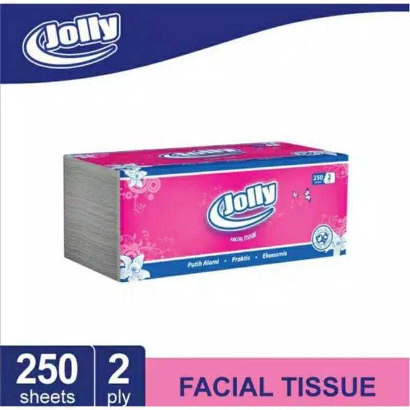 1 BAL TISU MUKA/TISSUE JOLLY 250 LEMBAR 1 BAL isi 4 pak