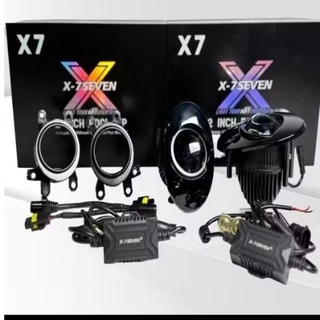 FOGLAMP 2INCH PROJECTOR BILED X7 UNIVERSAL TOYOTA HONDA