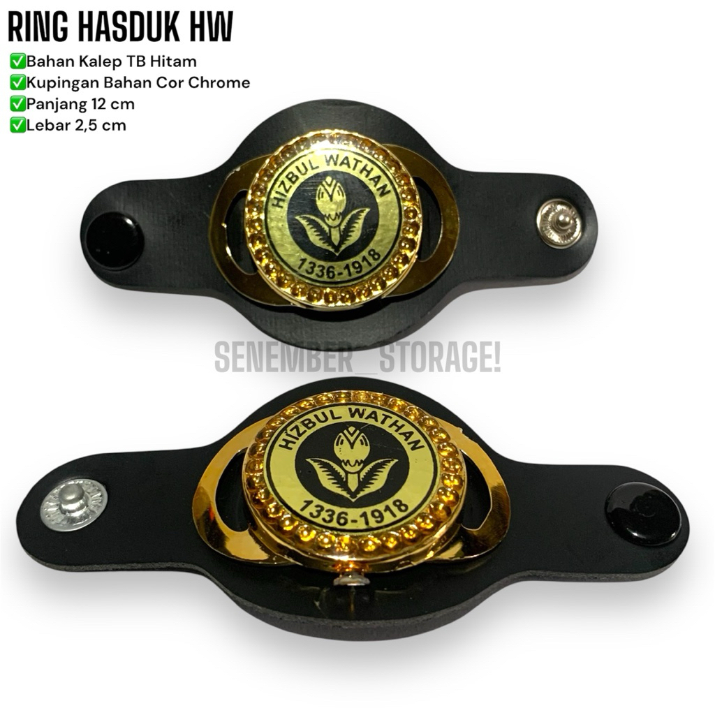 RING HASDUK HIZBUL WATHAN - RING HASDUK HW HITAM - KOLONG HASDUK HW - CINCIN HASDUK HW