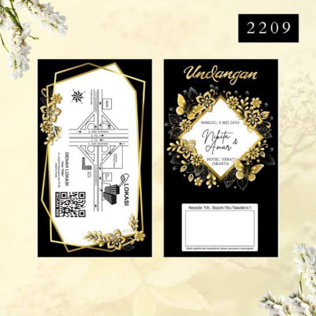 UNDANGAN NIKAH - ERBA 2209