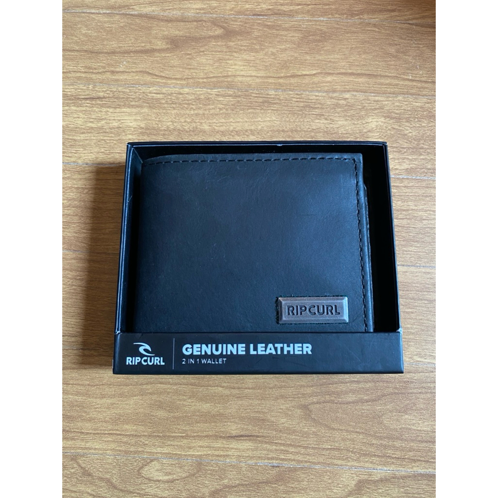 DOMPET KULIT HITAM RIFD RIPCURL ORIGINAL 100%