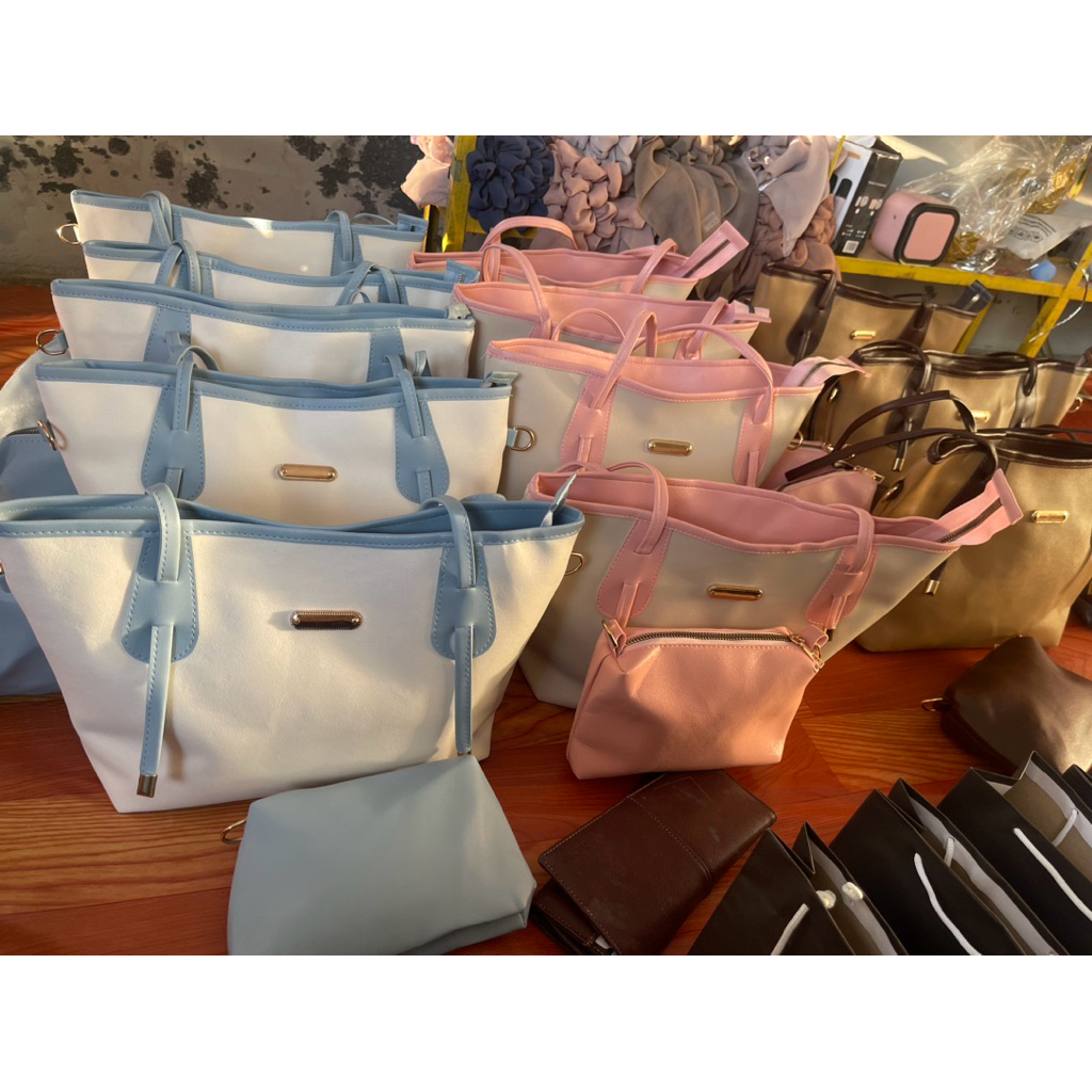 Totebag tas guru tas gratis Pouch termurah tas hadiah guru tas selempeng tas aestetic 2 in 1