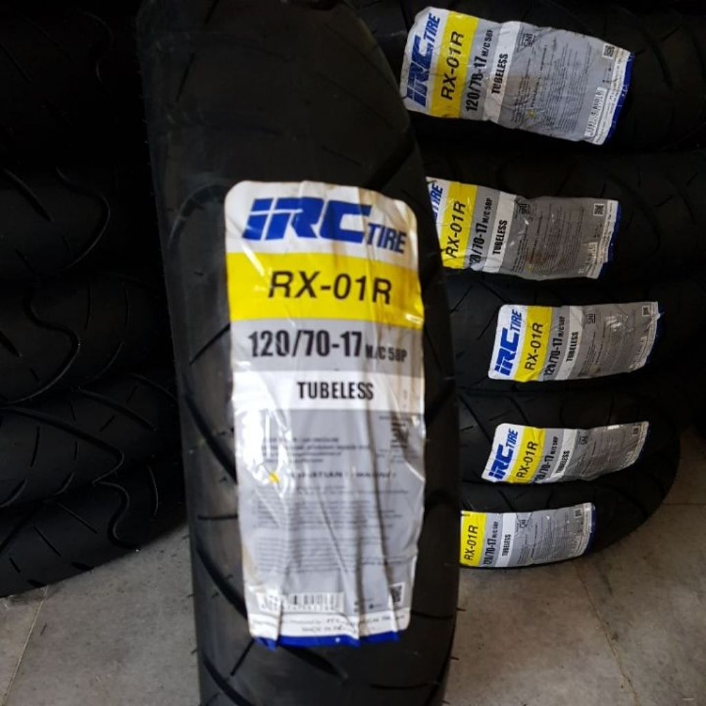 BAN MOTOR TUBELESS IRC 120/70-17 RX01