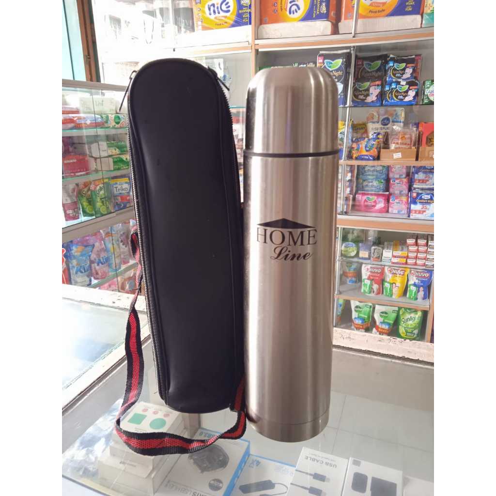 Vacuum Stainless Stee 1 Ltr - Termos Air Panas- Vacuum Thermos 1 liter - Preloved