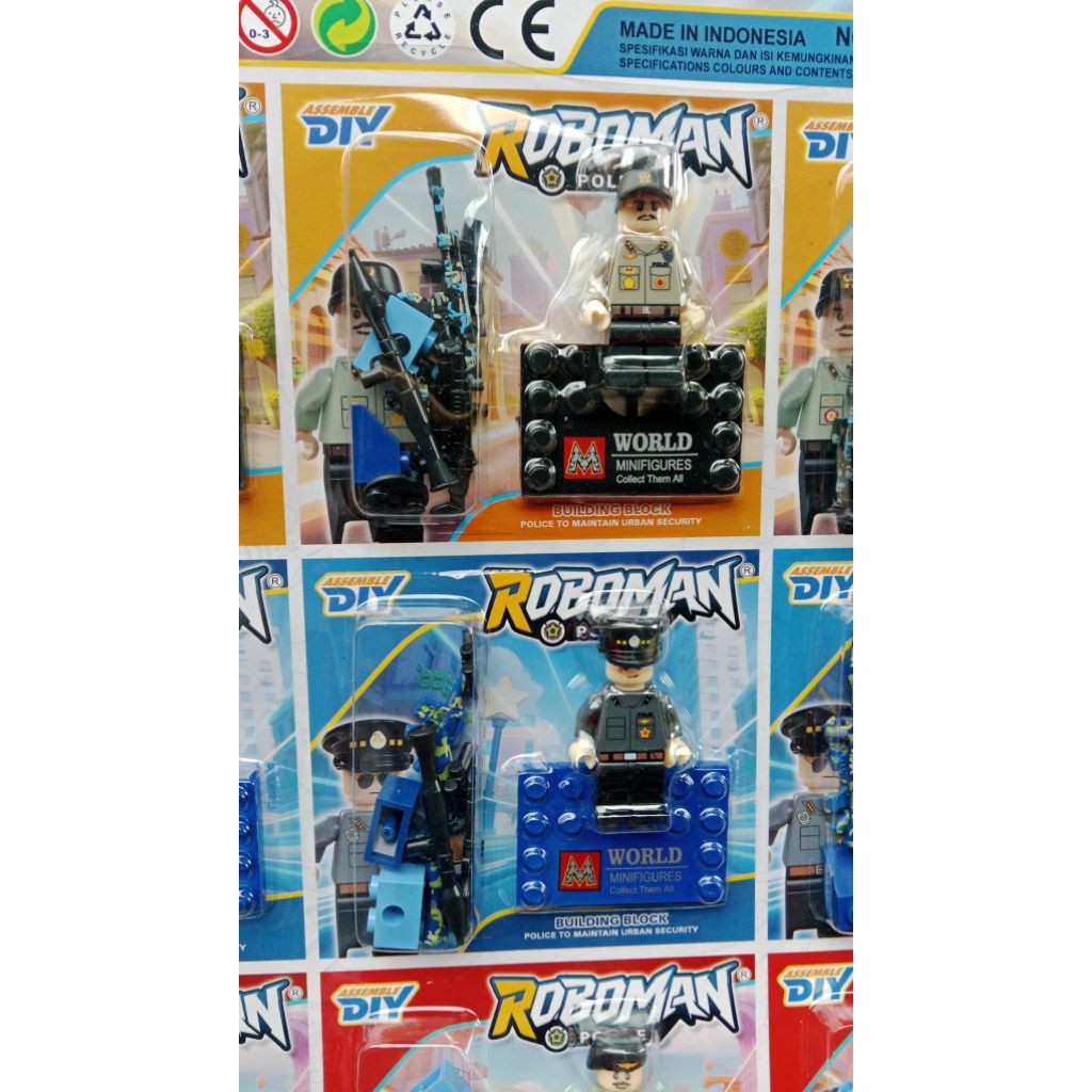MAINAN LEGO ROBOMAN POLISI