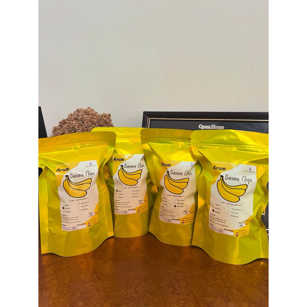 Keripik pisang bumbu tabur