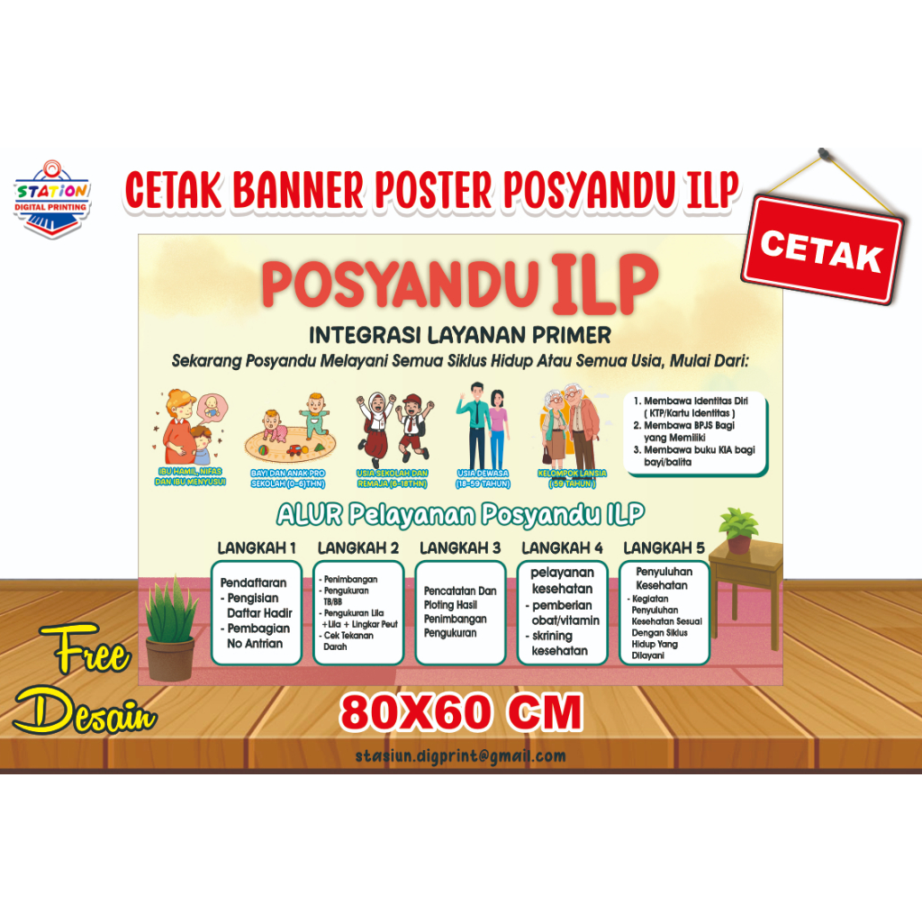 SPANDUK/BANNER/POSTER POSYANDU ILP