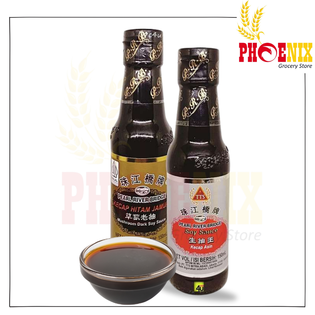 Pearl River Bridge - Kecap Hitam Jamur / Kecap Asin Botol 150 ml