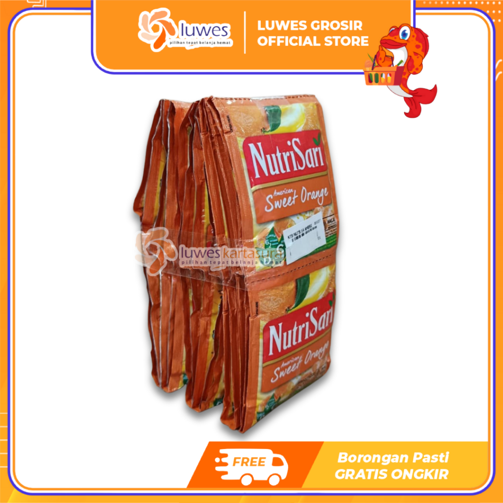 [GROSIR] Nutrisari Renceng Isi 30 Pcs Minuman Bubuk Instan Rasa Sweet Orange Terlaris
