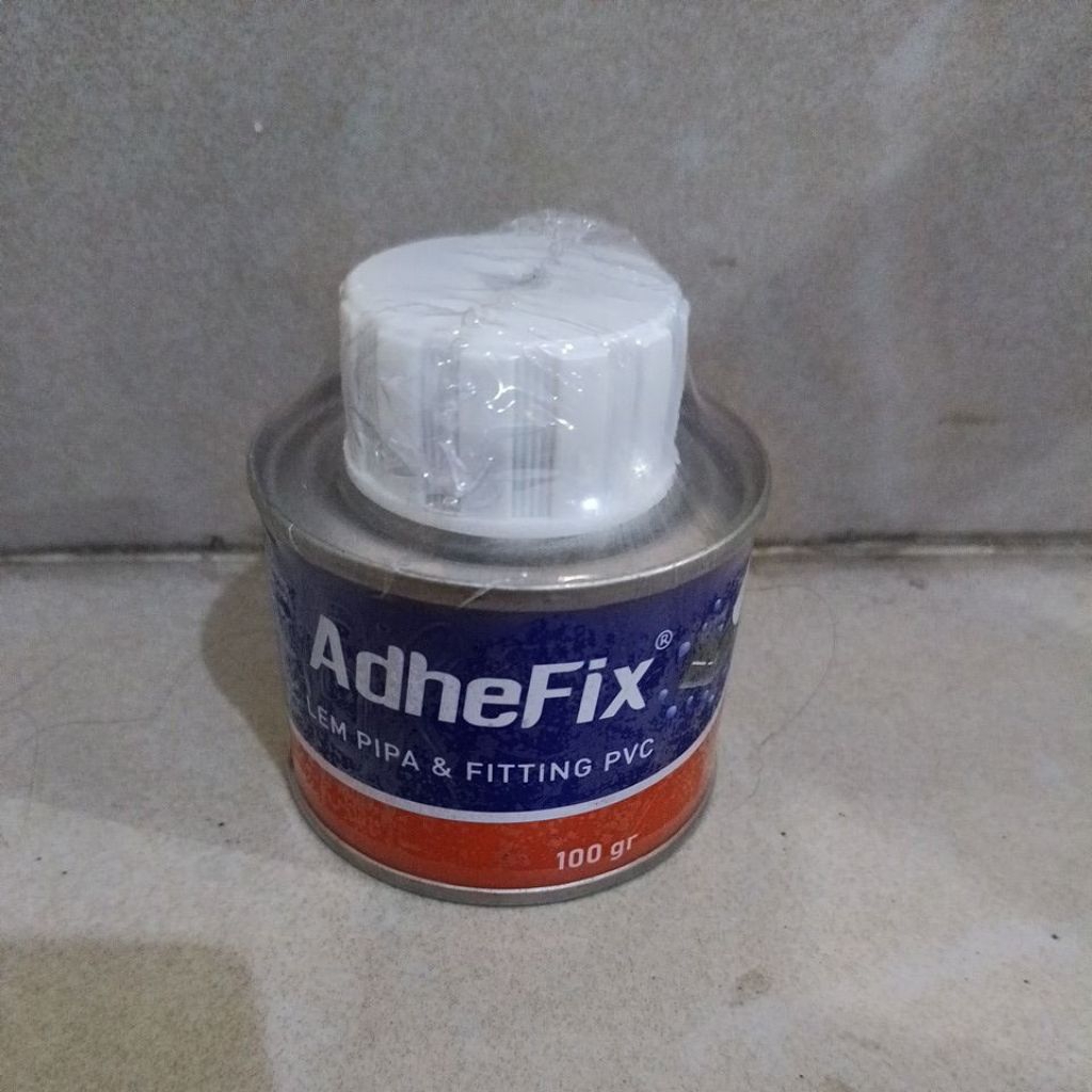 Lem pipa Kaleng (100gr) lem pipa PVC kemasan kaleng 100gr