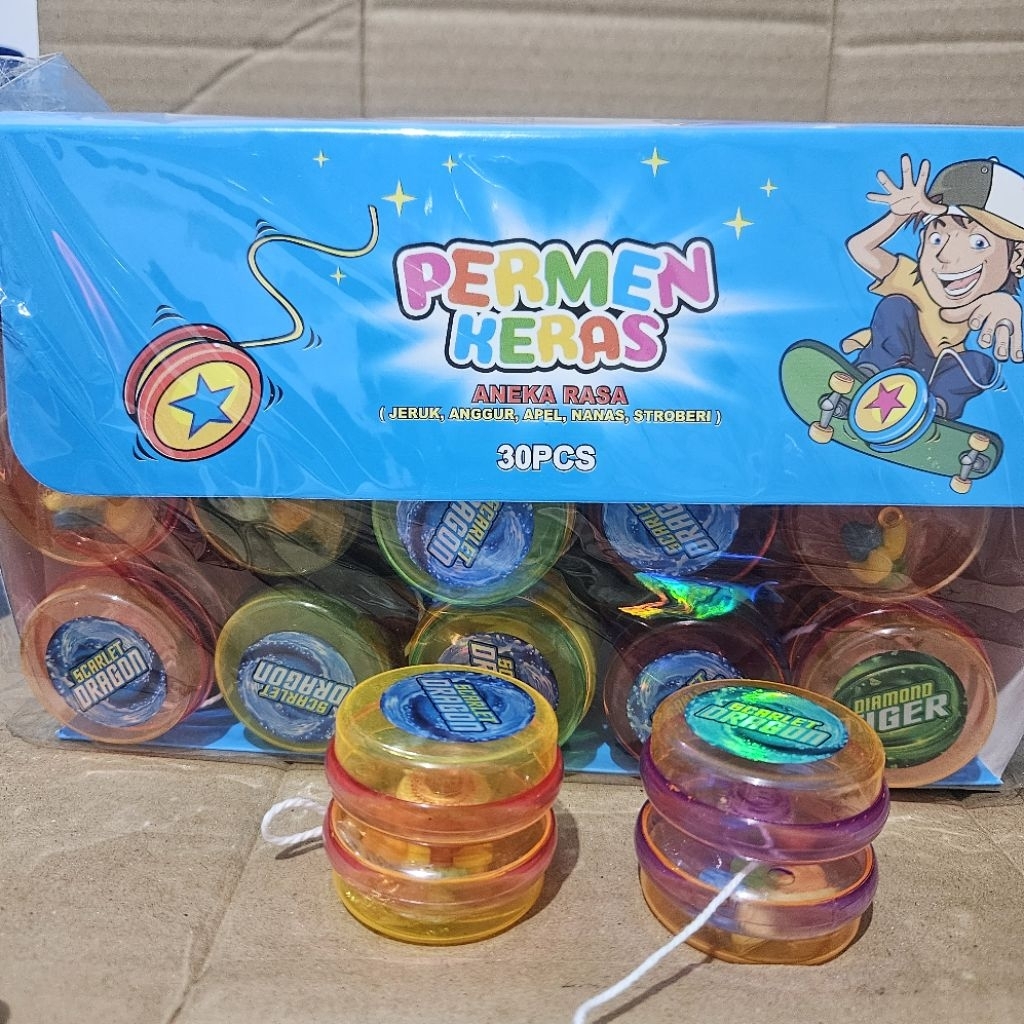 Permen Keras Yoyo Permen Keras aneka rasa buah