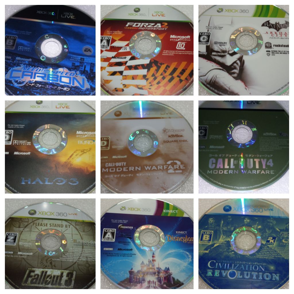 dvd game original xbox 360 (tanpa box & manual)