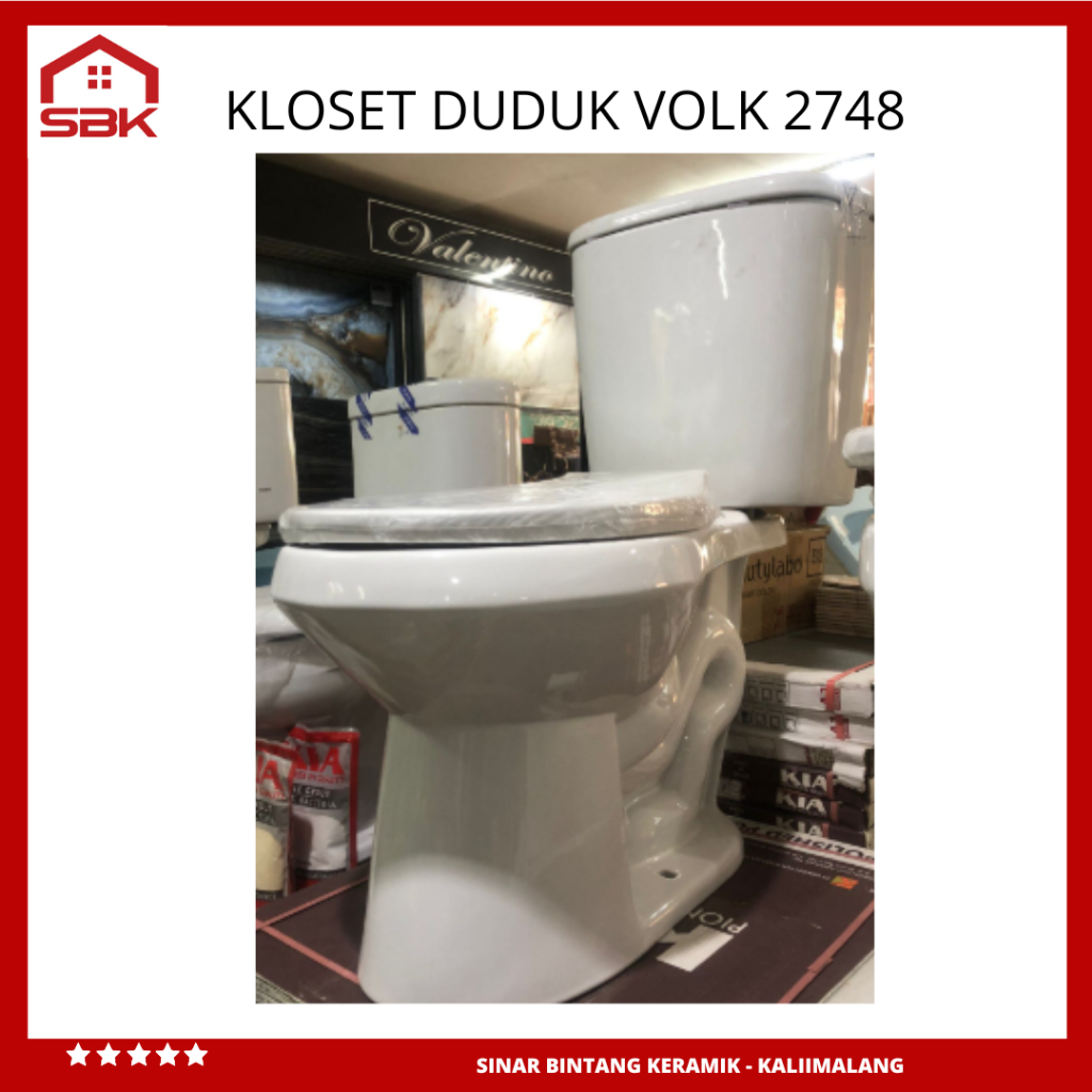 Kloset Duduk Volk 2748