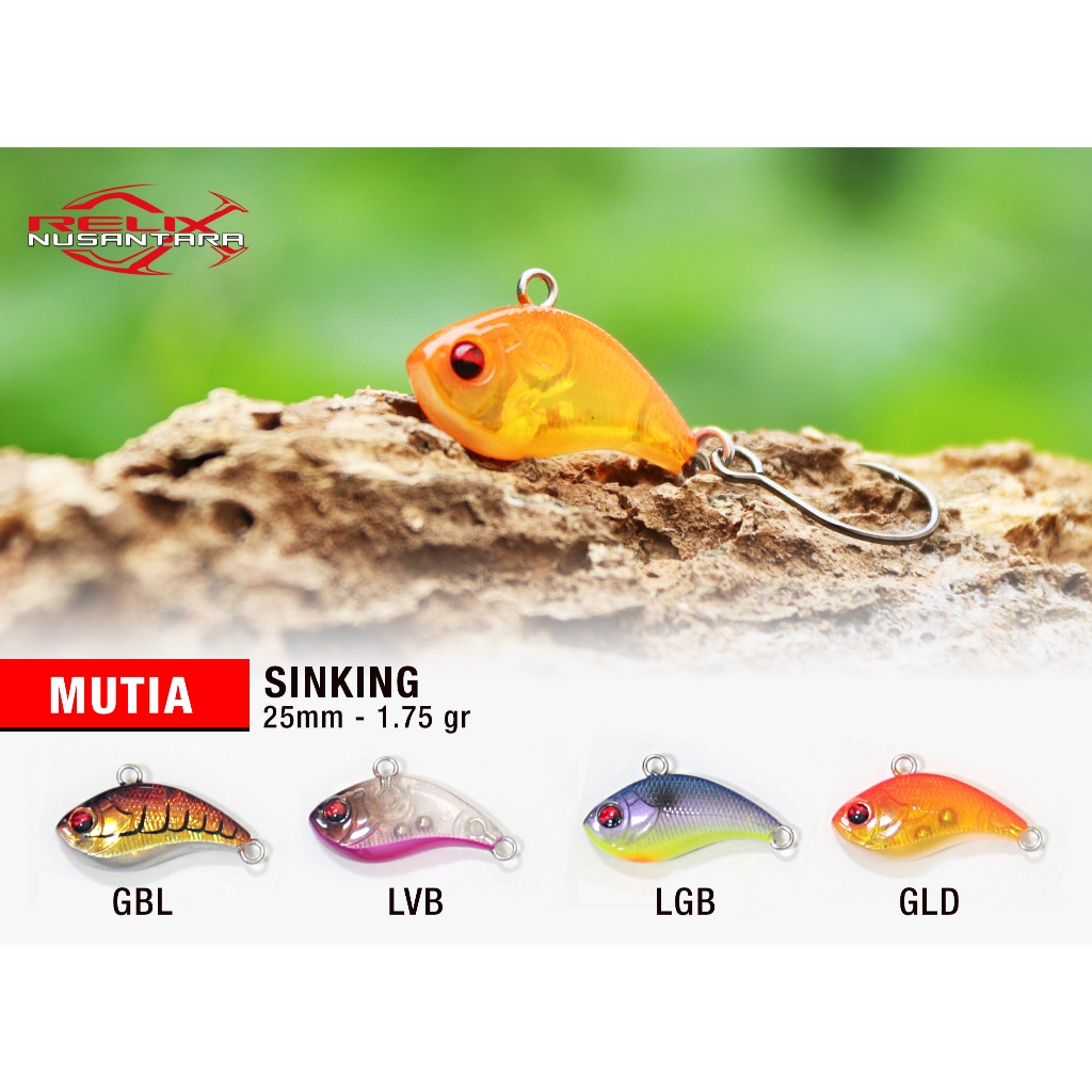 Umpan Pancing Minnow Mutia Minnow Relix Nusantara Relix Lure Sinking