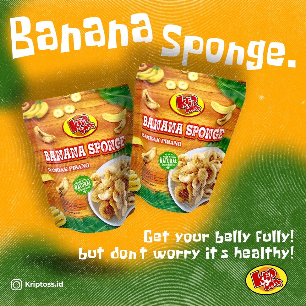 Kriptoss Banana Sponge (Rambak Pisang)