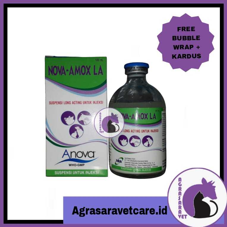 Nova Amox LA 100 ml - Like Betamox Like Longamox Like Amoxykep