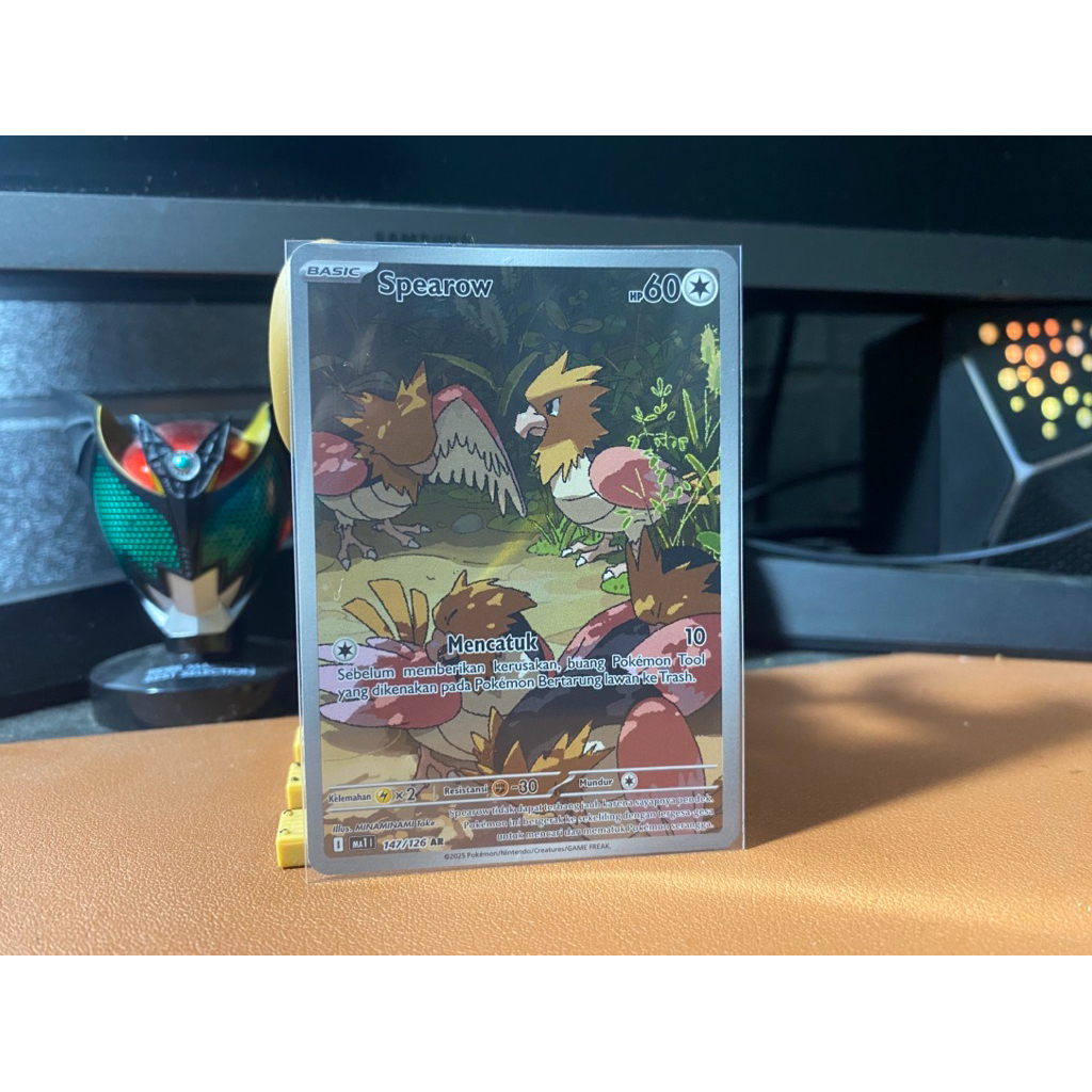 Win Bid Spearow AR MA1, Transaksi Letnan Surge SR MA1, Sinyal Mega SR MA1, Mega Latias ex SR MA1, & 