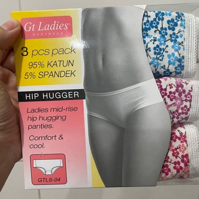 Celana Dalam Wanita Isi 3 GT Ladies - GTLS 04