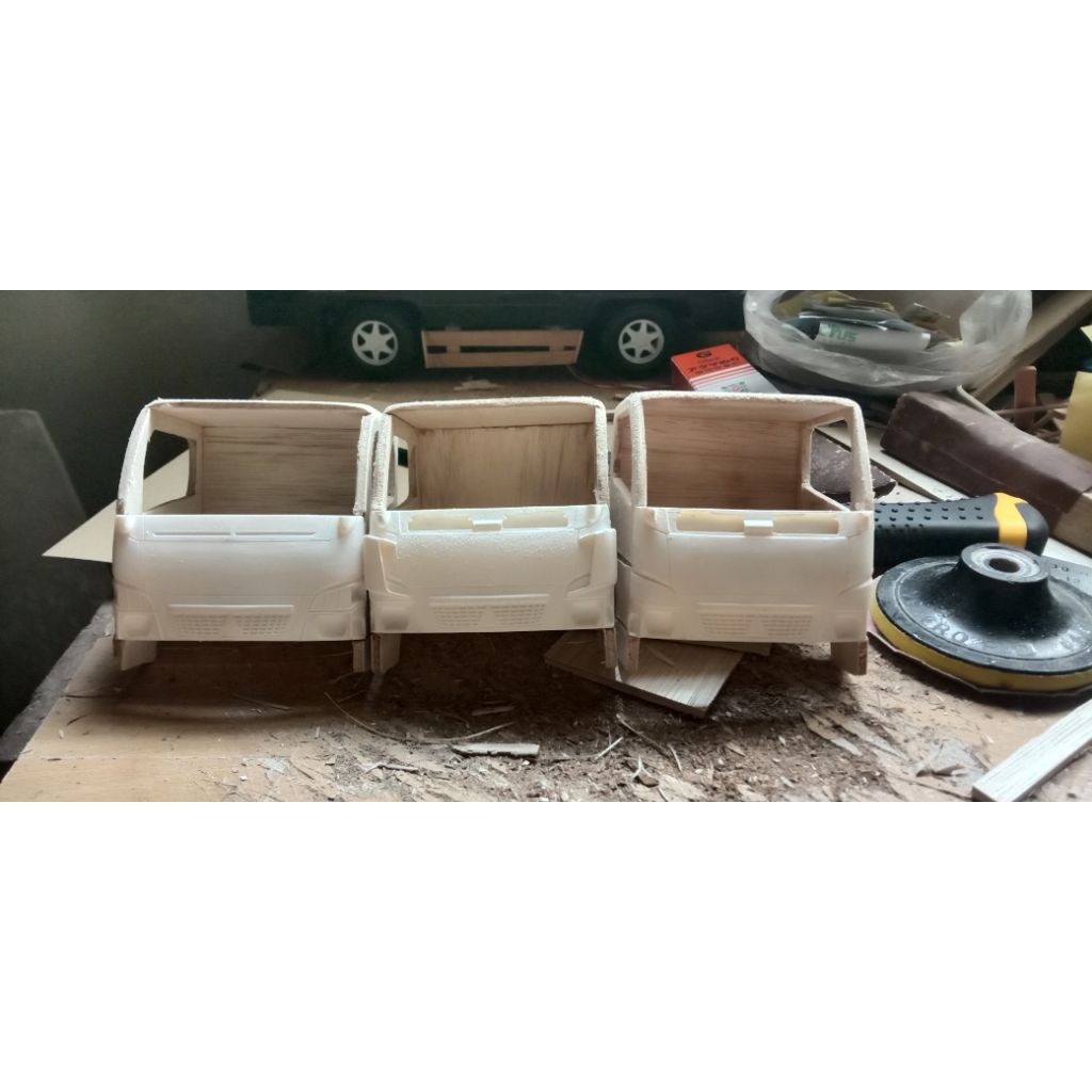 Kabin miniatur truk plastik