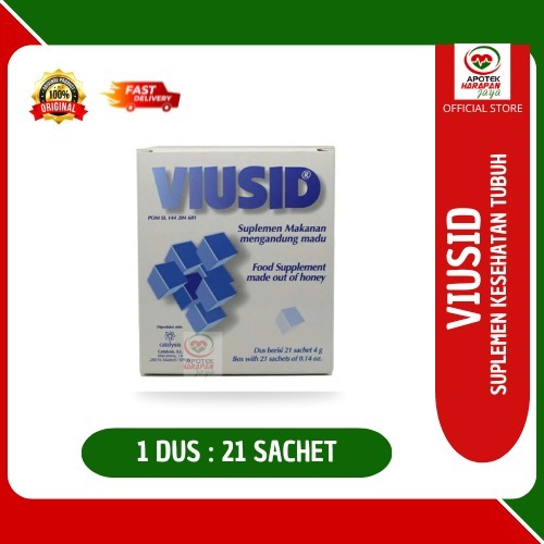 SUPLEMEN KESEHATAN VIUSID 21 SACHET / SUPLEMEN KESEHATAN
