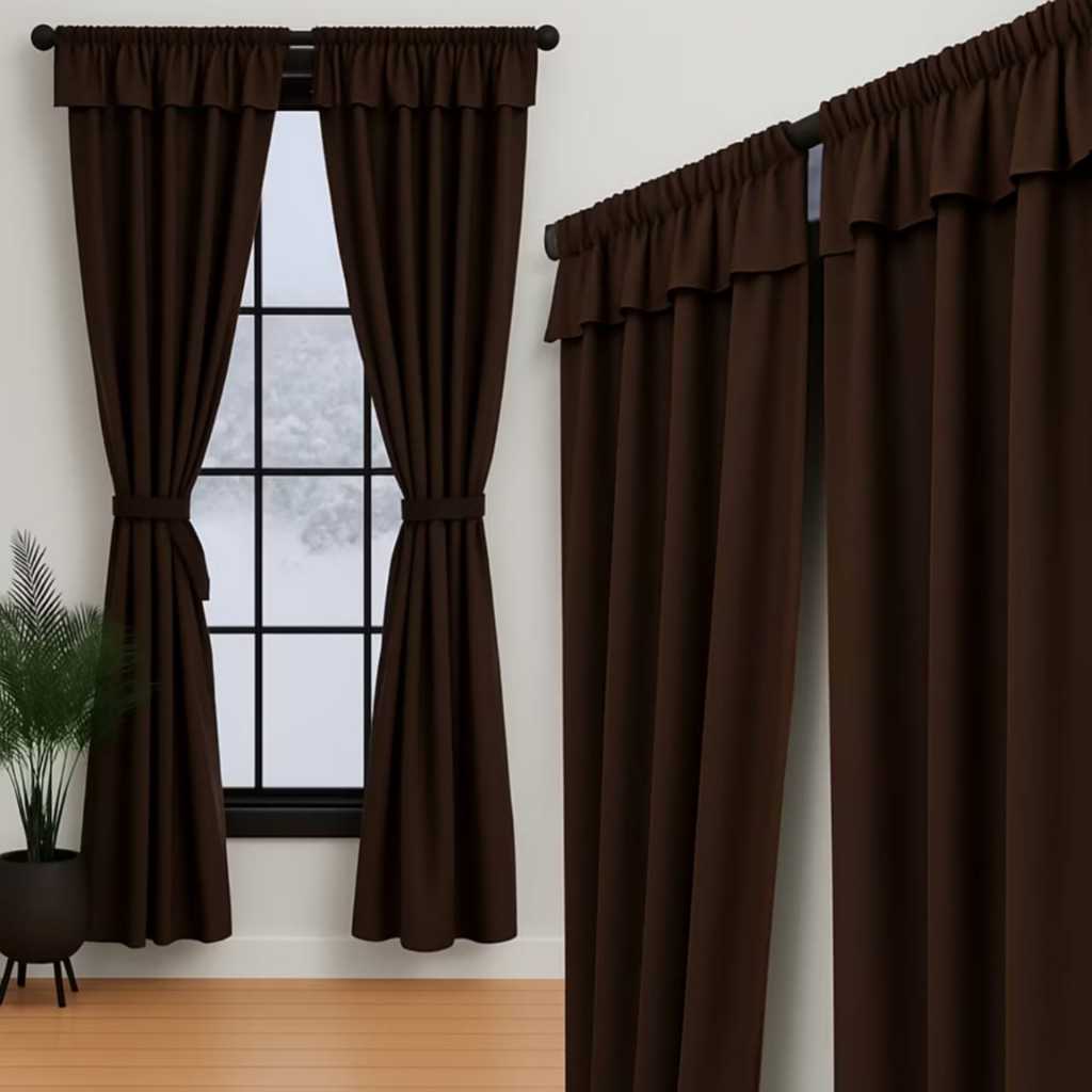 Gorden Pintu Jendela Serut Bahan Halus 100x200cm