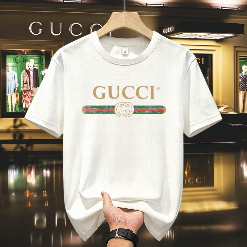 Kaos Fashion Gucci Original Official Store T-shirt Pria Gaya Streetwear Premium