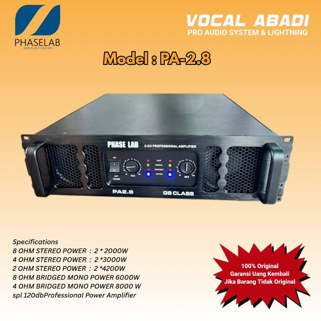 POWER  PHASELAB PA-2.8