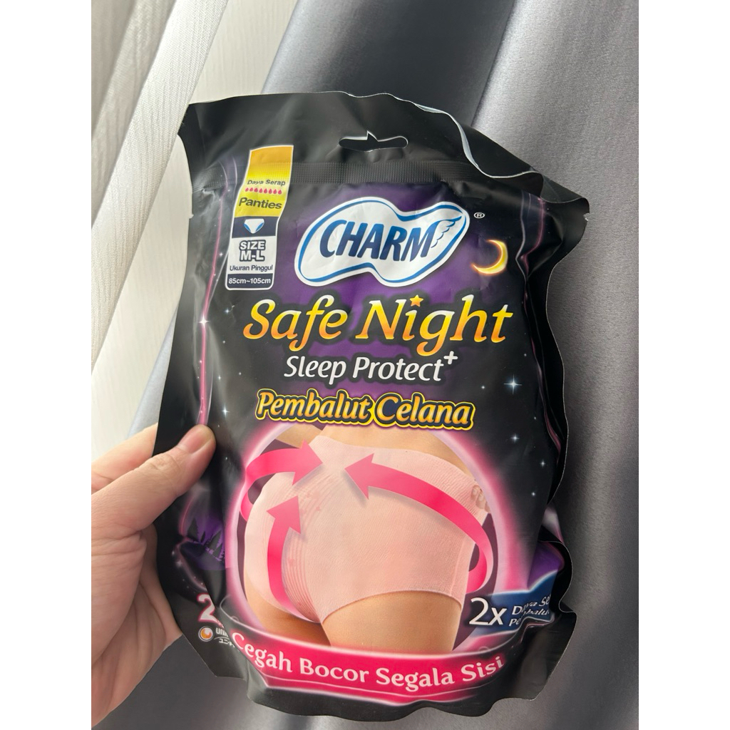 Charm safe night celana pembalut M-L