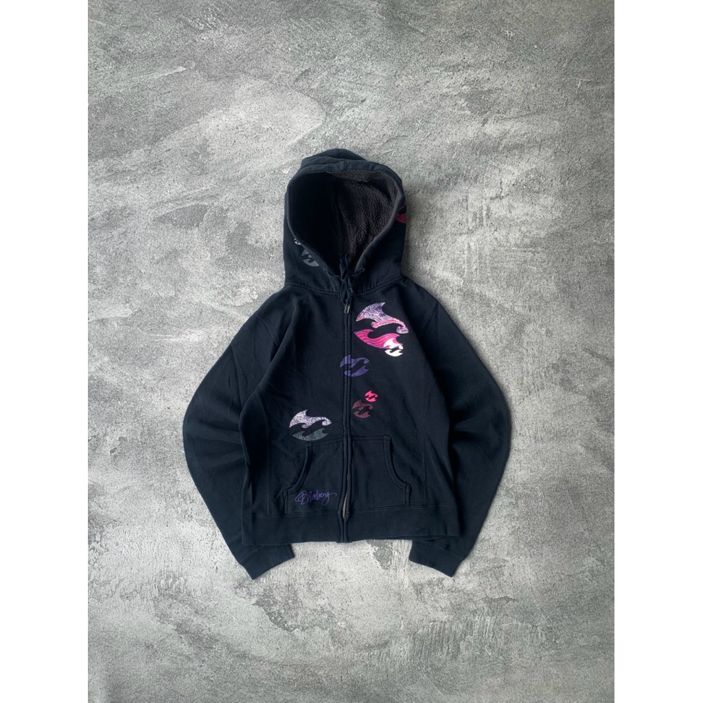 VINTAGE BILLABONG ZIPPER HOODIE