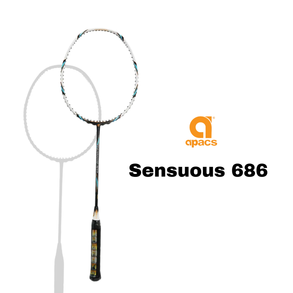 Raket Original Apacs Sensuous 686 Bonus Senar