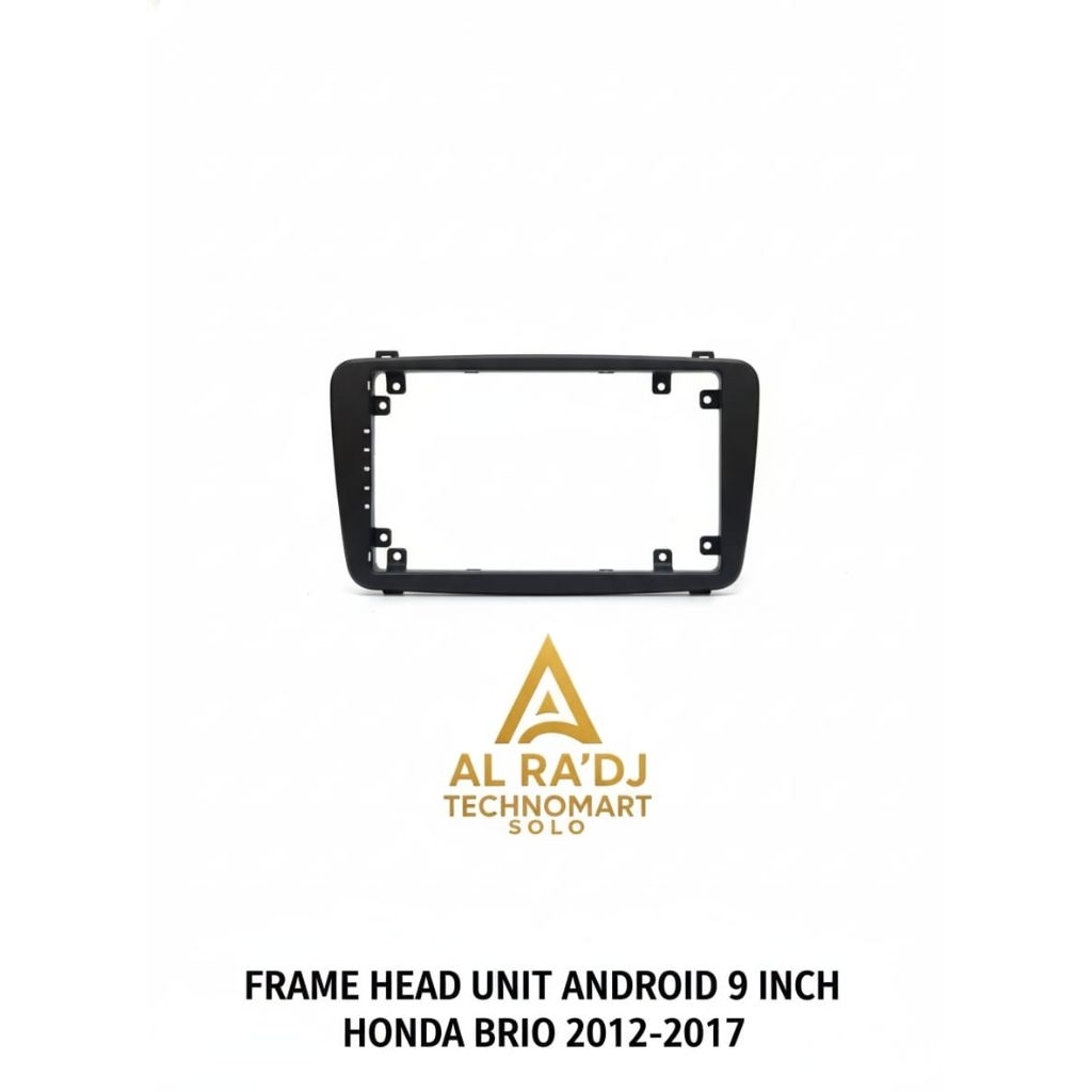 Frame Head Unit Android 9 Inch Honda Brio 2012-2017