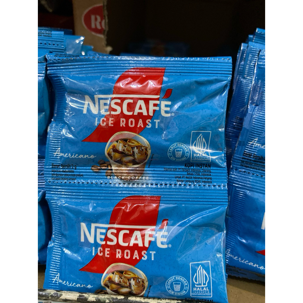Kopi Nescafe ice roast (1renteng isi 10pc)