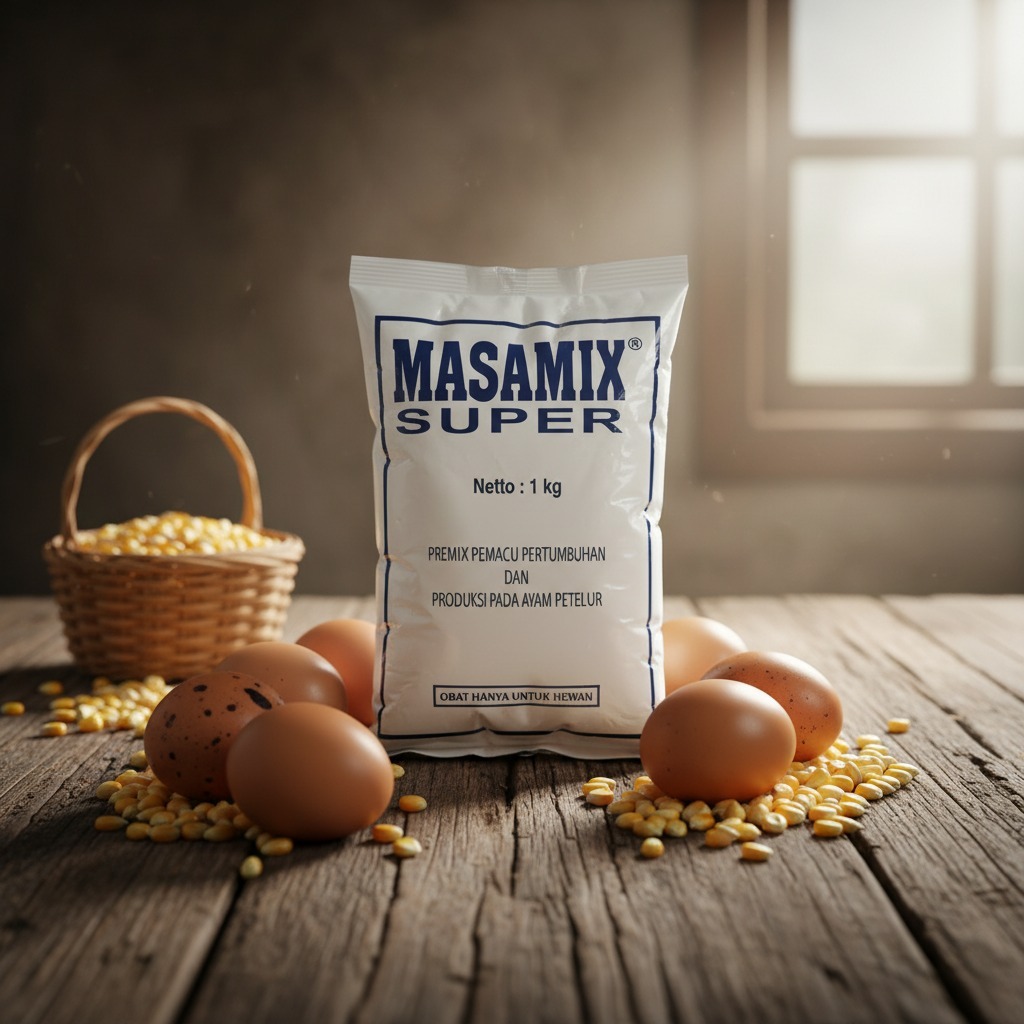 MASAMIX SUPER 1 KG - Premix Pemacu Produksi Ayam Petelur