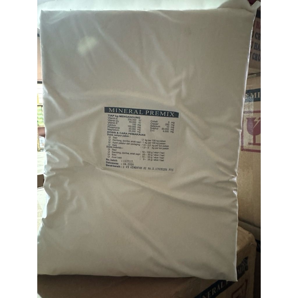 mineral premix tmc 2kg ternak