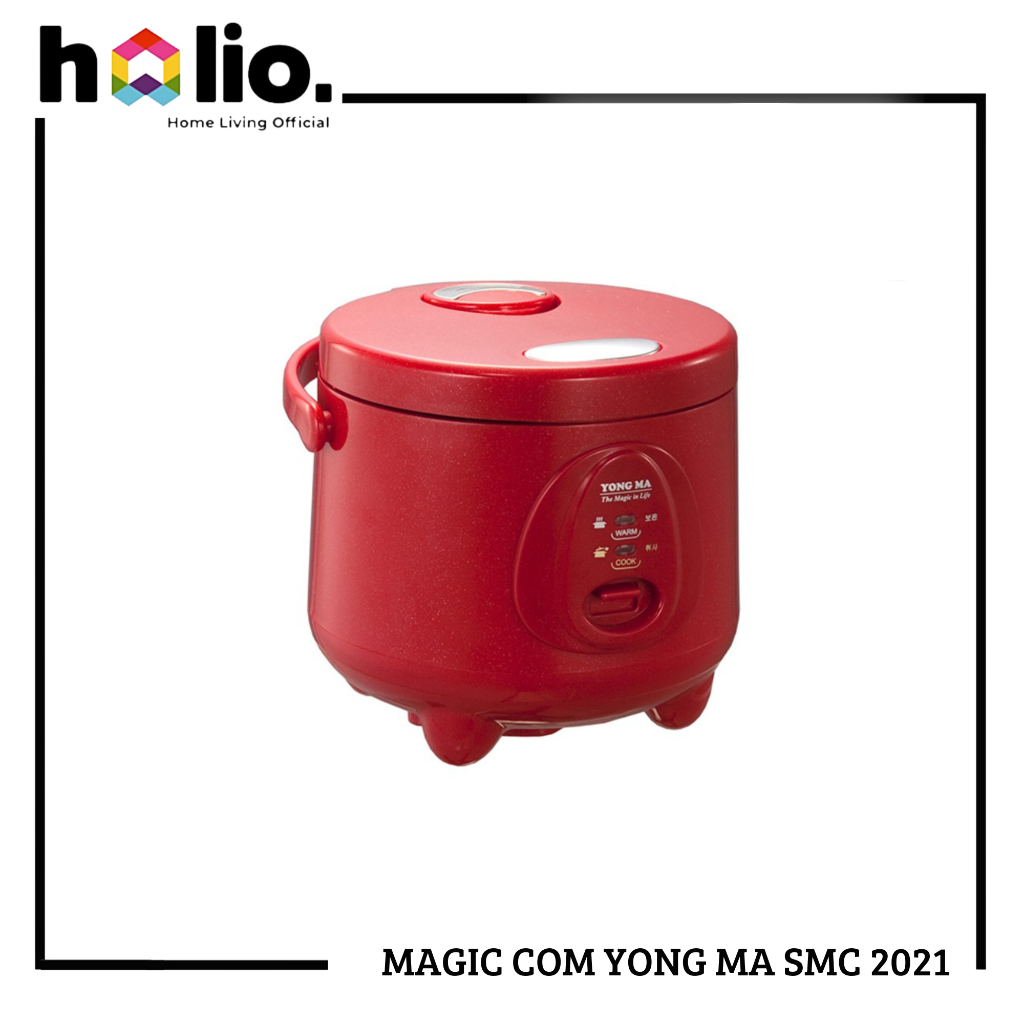Holio Rice Cooker Magic Com Yong Ma YongMa SMC-2021 SMC2021 SMC 2021 kapasitas 0.7 Liter