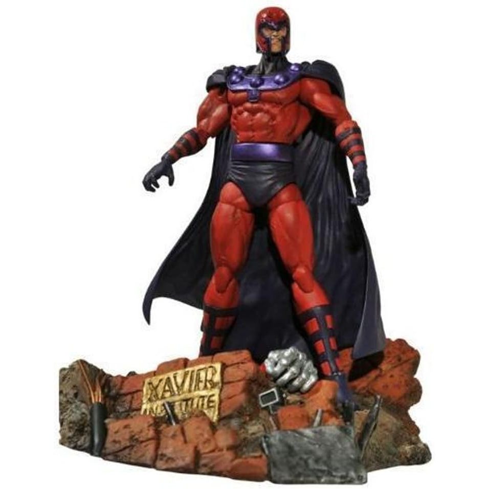 Diamond Select Toys Marvel Select Magneto, Plastic Made, 16 Points of Articulation, and Gabriel Marq