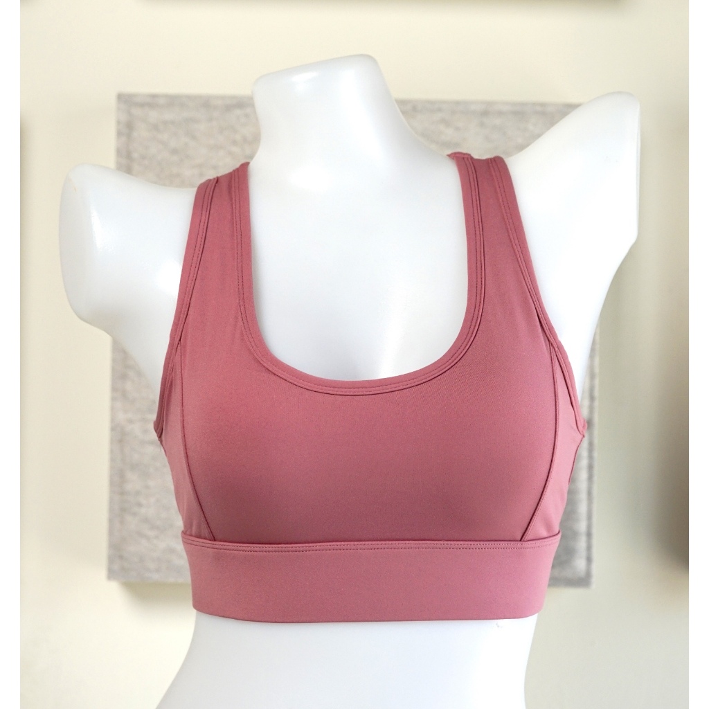 FIORI Sport Bra FILO Pink | Push Up Sport Bra dengan Removable Pad | Kait 3