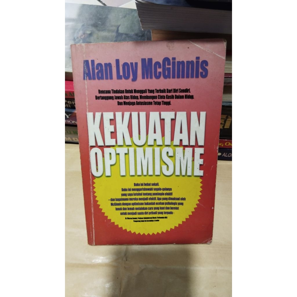 BUKU KEKUATAN OPTIMISME,ALAN LOY MCGNNIS
