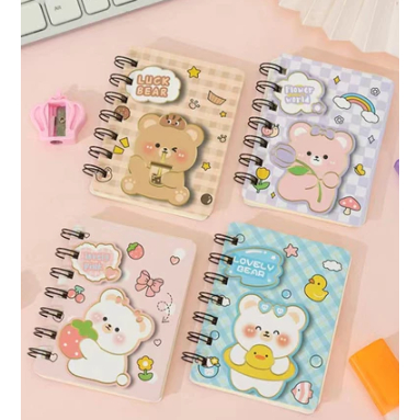 Aesthetic Binder Note Book Dengan Ring Spiral Kuat