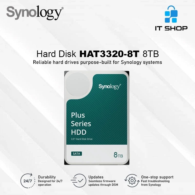 Synology Hard Disk HAT3320-8T - 8TB - Harddisk Server / NAS - 3.5 Inchi