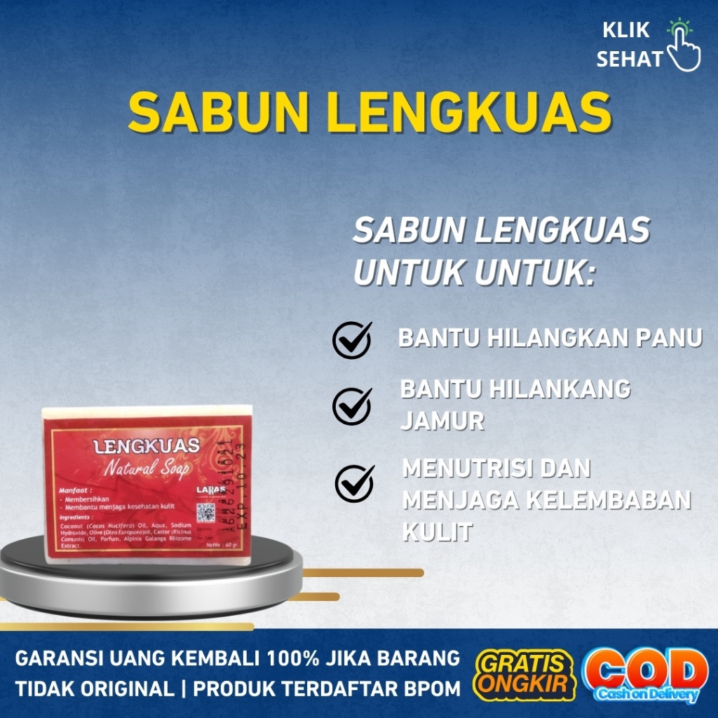 Sabun Lengkuas Sabun Untuk Panu Sabun Alami Atasi Jamur Ekstrak Lengkuas Asli