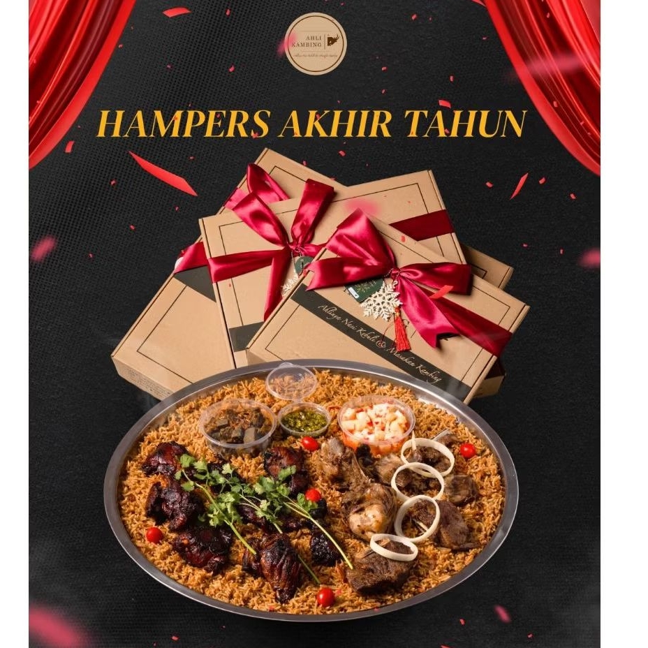 Hampers Akhir Tahun Nasi Kebuli/Mandhi Ayam Bakar Tampah Spesial