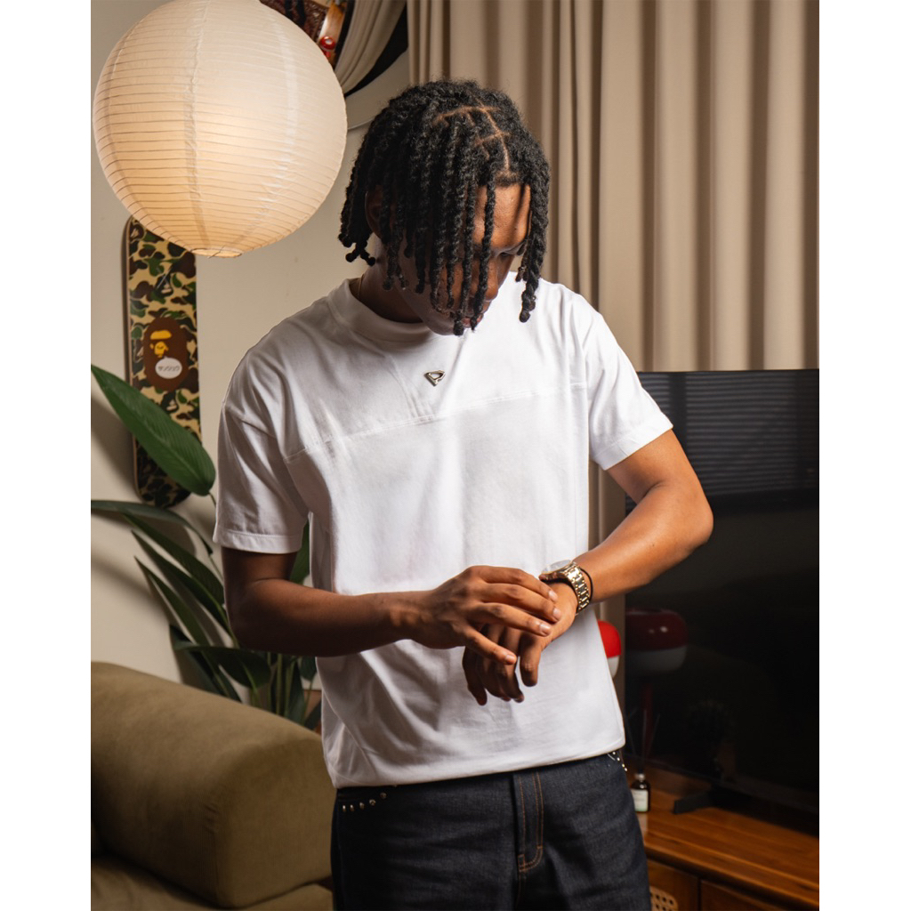 Classic Steel Logo Muscle Fitted Tee - POSPICC Essentiel