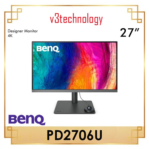 BENQ PD2706U 4K Designer Monitor | 27 inch Creative Pro