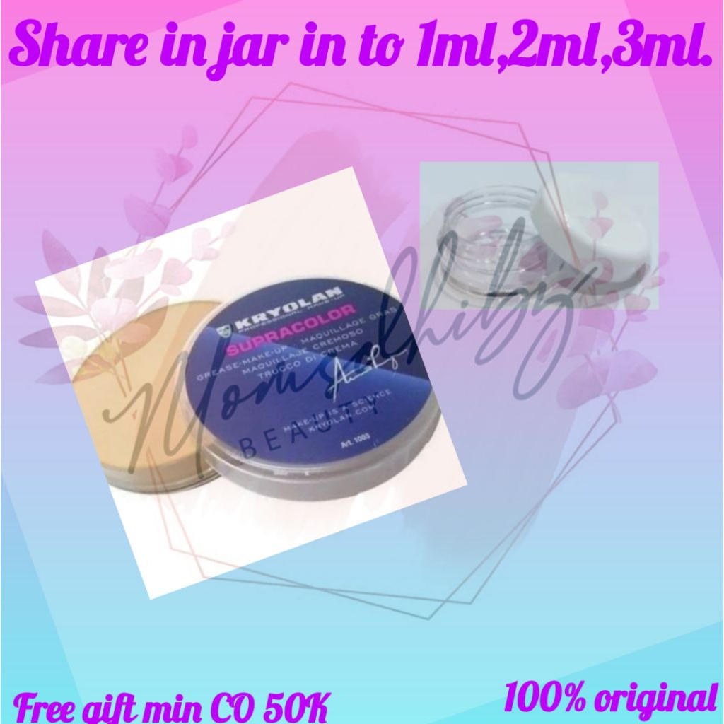Kryolan Supra color Foundation, Share in jar.