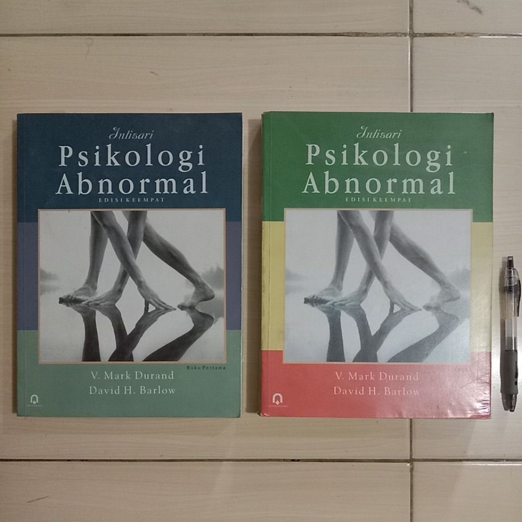 2BUKU - INT1SARI PSIKOLOGI ABNORMAL - BUKU PERTAMA & BUKU KEDUA - DURAND BARLOW - Buku Bekas Murah O